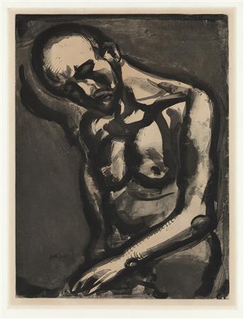 GEORGES ROUAULT Le Dur Métier de Vivre.